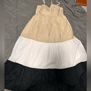 Tiered J Crew maxi dress